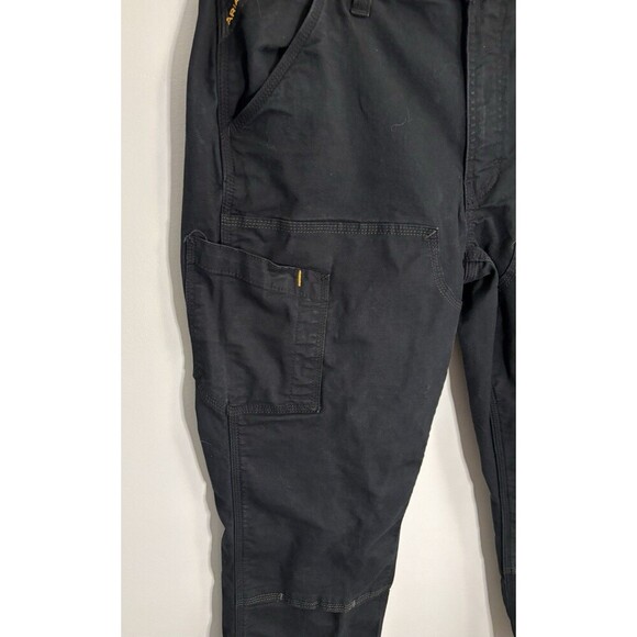 ARIAT Rebar M4 Black Durastretch Double Front Relaxed Straight Black Jeans 36x30 - Picture 6 of 15